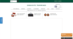 Desktop Screenshot of exquisitetrimmings.com