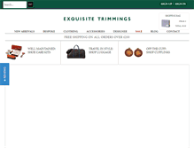 Tablet Screenshot of exquisitetrimmings.com
